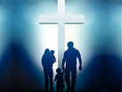 family with cross